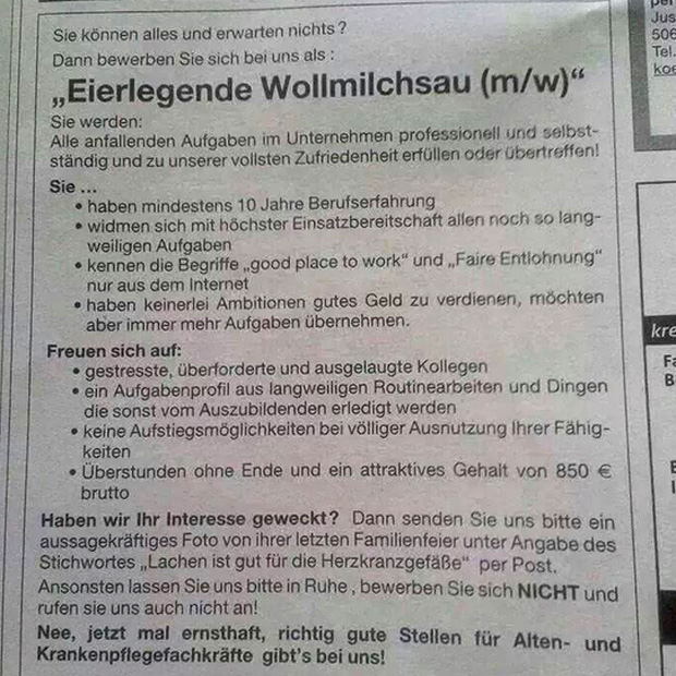 Härtester Job