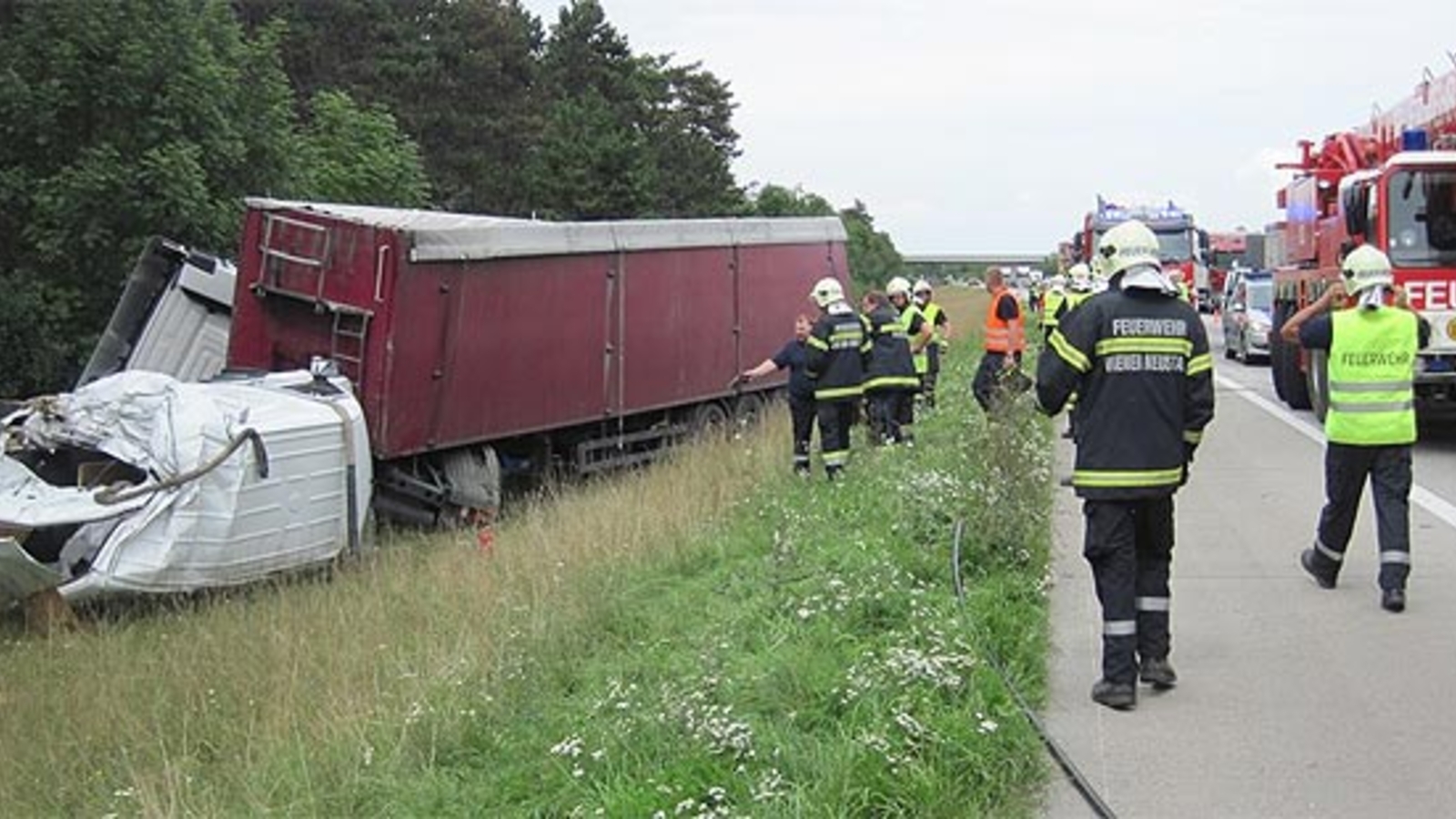 Drei LkwUnfälle an einem Tag