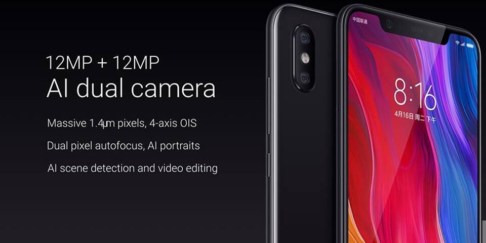 Xiaomi Mi 8: iPhone-X-Klon zum Kampfpreis