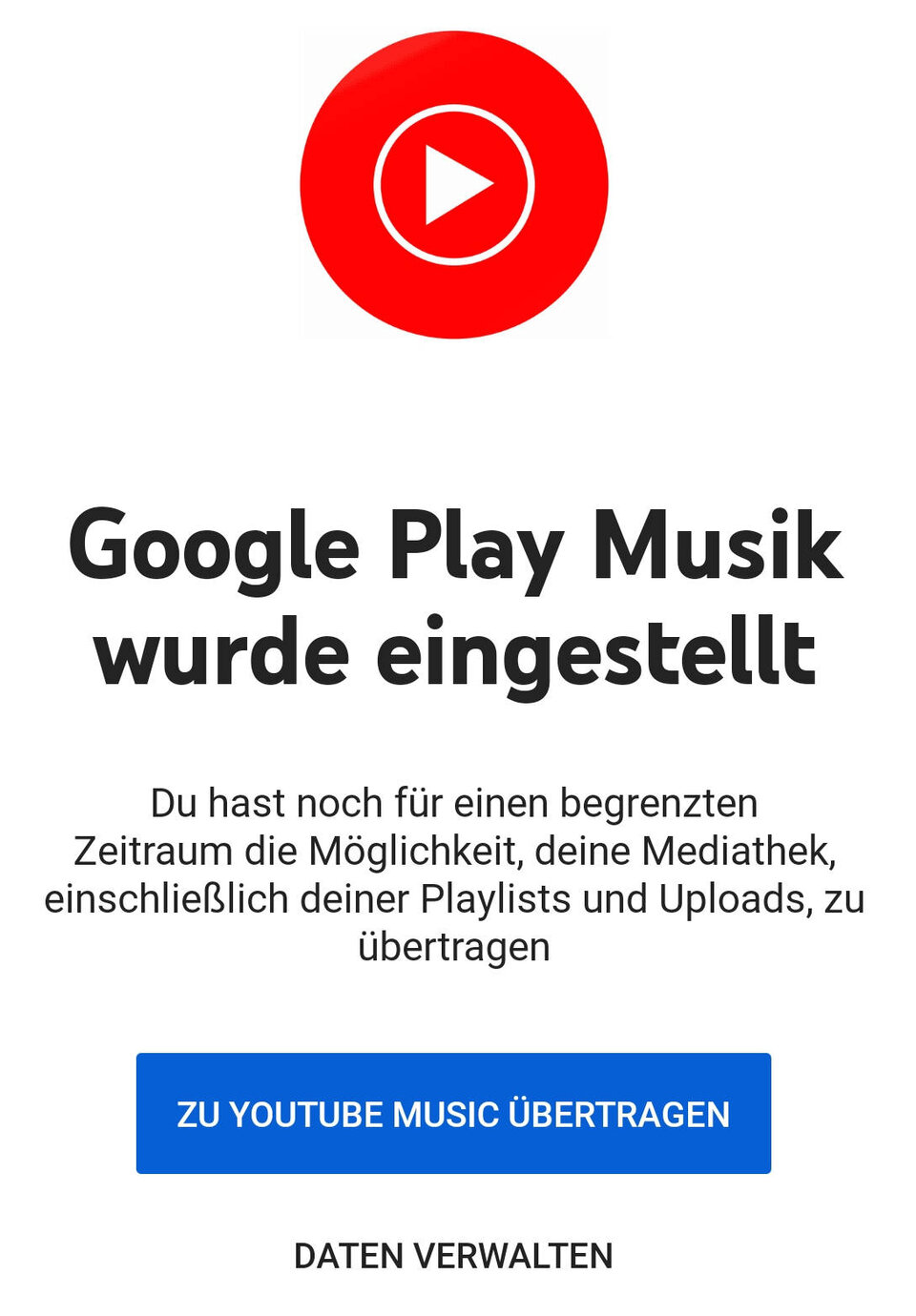 Google stampft Musik-App ein: So retten Sie Ihre Songs