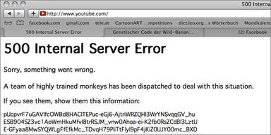 Komplette YouTube-Seite war down